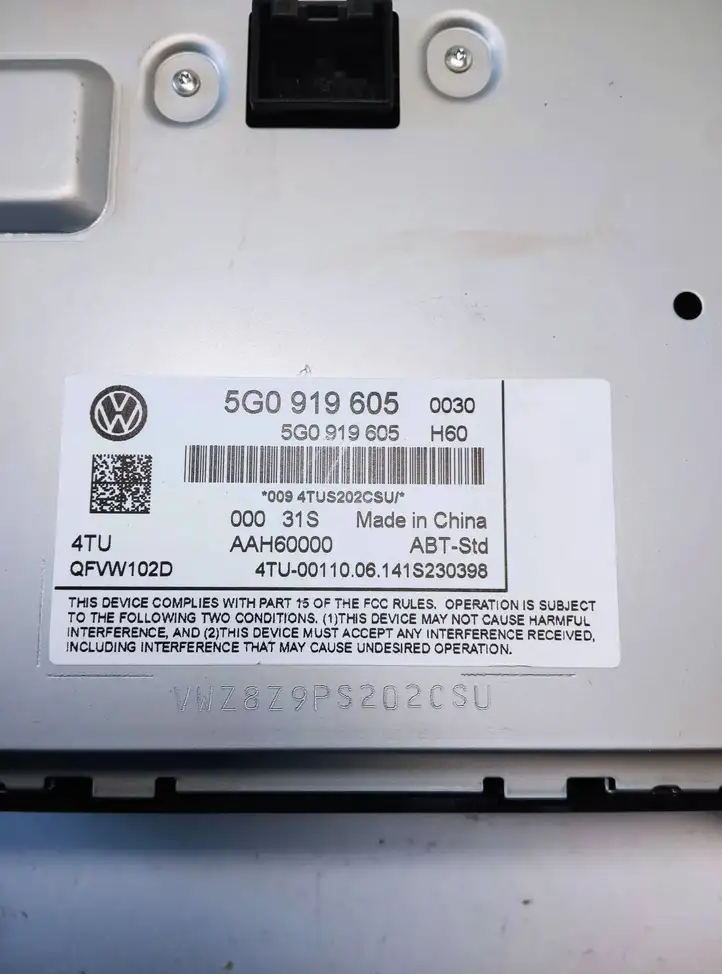 Volkswagen Golf VII (2013 - 2019) 5G0919605 Магнитола / мультимедийная система — фото 5
