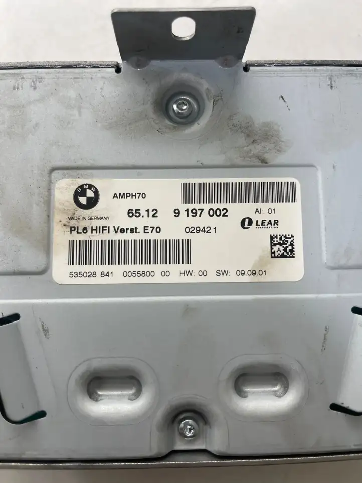 BMW X5 E70 (2006 - 2013) 9197002 Блок Hi-Fi аудиосистемы — фото 3