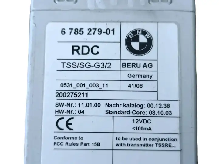 BMW 1 E82 E88 (2007 - 2014) 6785279 Блок управления TPMS — фото 3