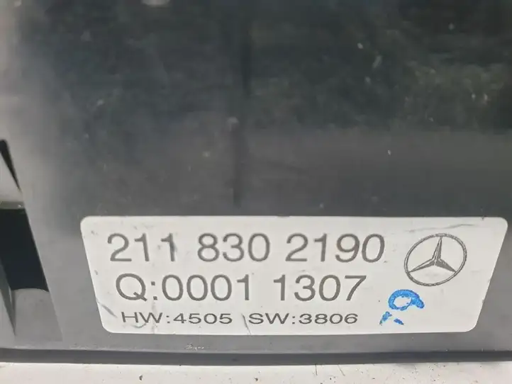 Mercedes-Benz E W211 (2002 - 2009) Блок управления кондиционером — фото 2