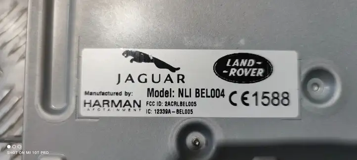 Jaguar XE (2014 - 2019) GX5318K812CF Магнитола / мультимедийная система — фото 4