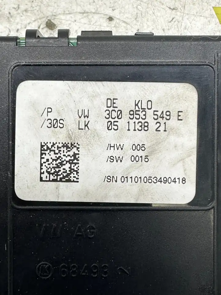 Volkswagen PASSAT B6 (2005 - 2010) 3C0953549E Датчик угла поворота руля — фото 2
