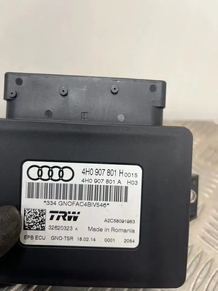 Audi A7 S7 4G (2010 - 2014) 4H0907801H Блок управления стояночным тормозом — фото 4