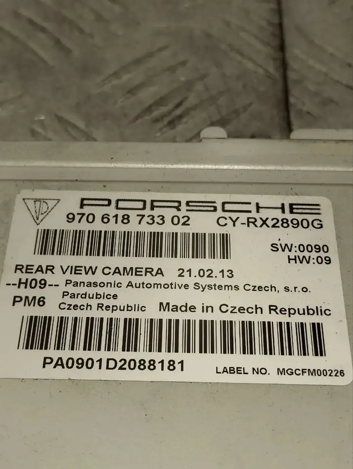 Porsche Panamera (970) (2013 - 2016) 97061873302 Модуль управления камерой — фото 2
