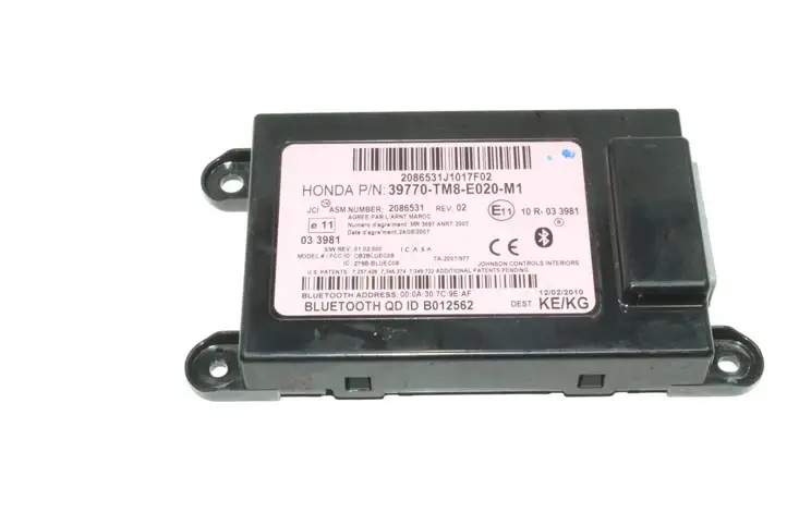 Honda Insight (2009 - 2011) 39770TM8E020M1 Bluetooth модуль — фото 1