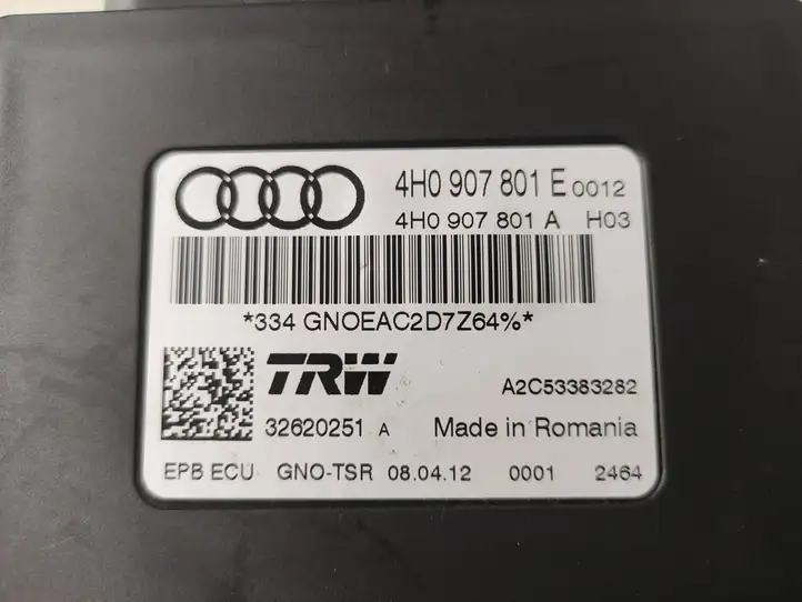 Audi A6 C7 (2011 - 2014) 4H0907801E Блок управления стояночным тормозом — фото 4