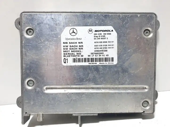 Mercedes-Benz S W221 (2005 - 2013) Bluetooth модуль — фото 2