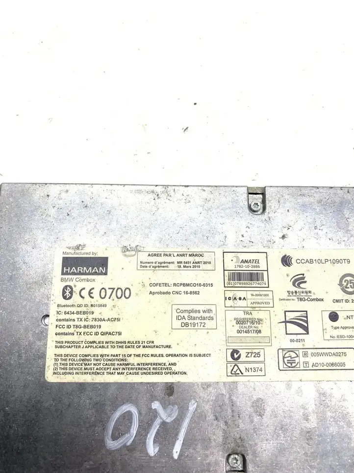 BMW X3 F25 (2010 - 2017) 9257153 Bluetooth модуль — фото 2
