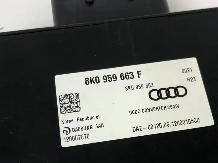 Audi A6 C7 (2011 - 2014) 8K0959663F Преобразователь напряжения — фото 7