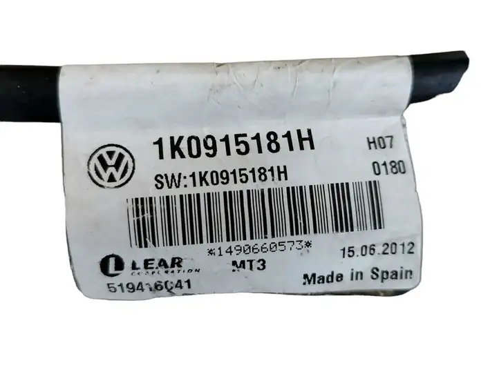 Skoda Octavia Mk2 (1Z) (2004 - 2013) 1K0915181H Минусовой провод аккумулятора — фото 4