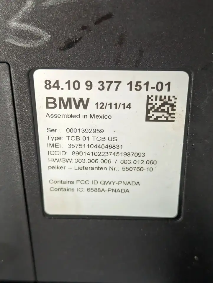 BMW X5 F15 (2013 - 2017) 9377151 Bluetooth модуль — фото 8