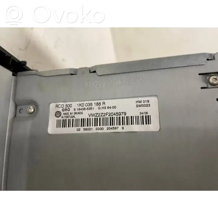 Volkswagen PASSAT B6 (2005 - 2010) 1K0035186R Магнитола / мультимедийная система — фото 5