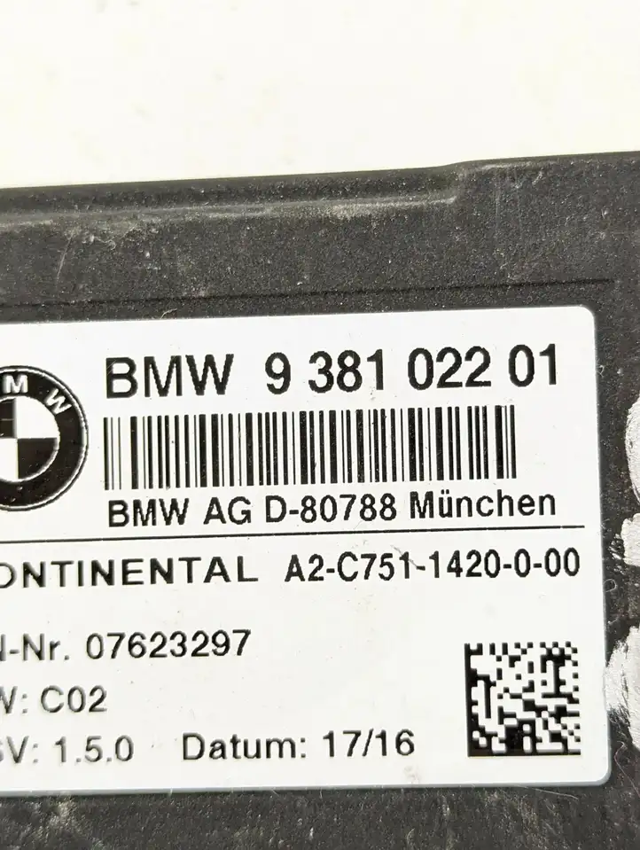 BMW 7 G11 G12 (2015 - 2022) 9381022 Блок управления сиденьем — фото 4