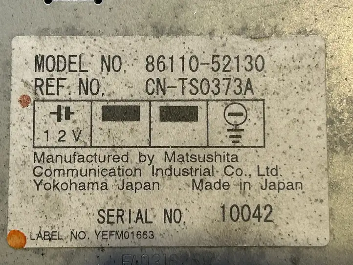 Toyota Yaris (2003 - 2005) 8611052130 Магнитола / мультимедийная система — фото 3
