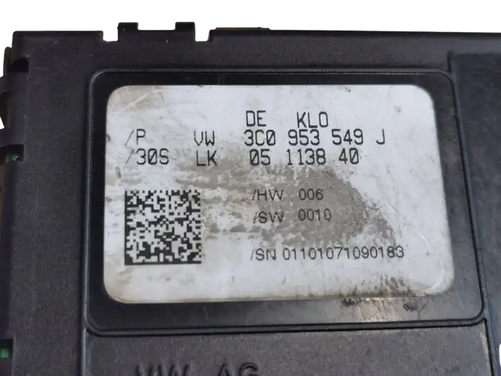 Volkswagen PASSAT B6 (2005 - 2010) 3C0953549J Датчик угла поворота руля — фото 5