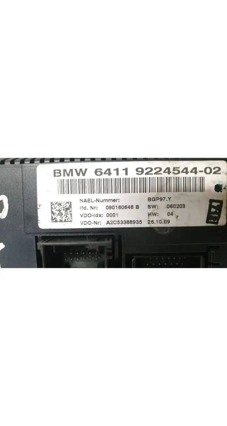 BMW X1 E84 (2009 - 2015) 64119224544-02 Блок управления кондиционером — фото 2