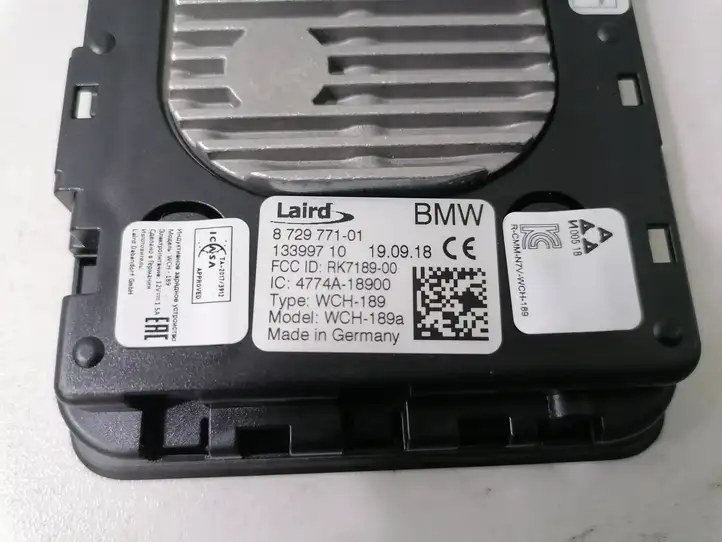 BMW 3 G20 G21 (2019 - ) 8729771 Модуль беспроводной зарядки — фото 4