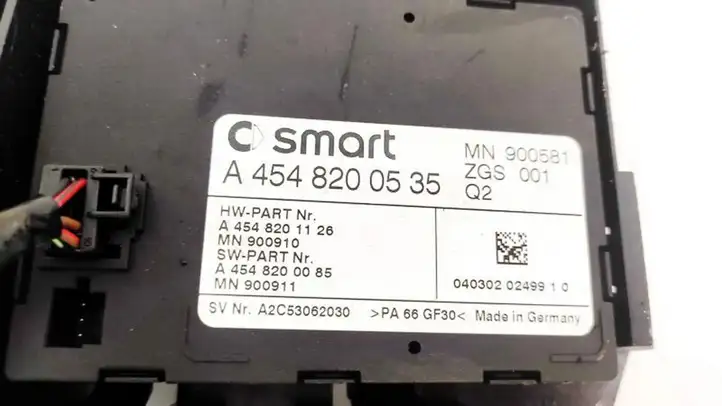 Smart ForTwo I (2000 - 2007) A4548200535 Блок иммобилайзера — фото 2