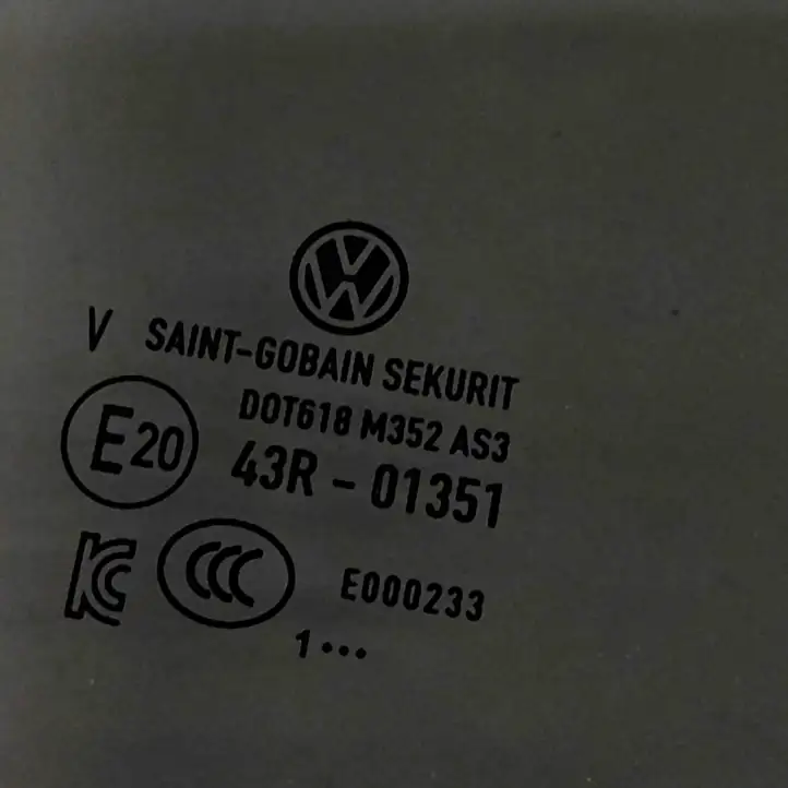 Volkswagen ID.4 (2020 - ) 11A845026A Стекло задней двери — фото 3