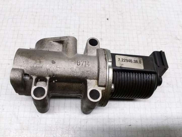 722946380 Opel Zafira B EGR vožtuvas