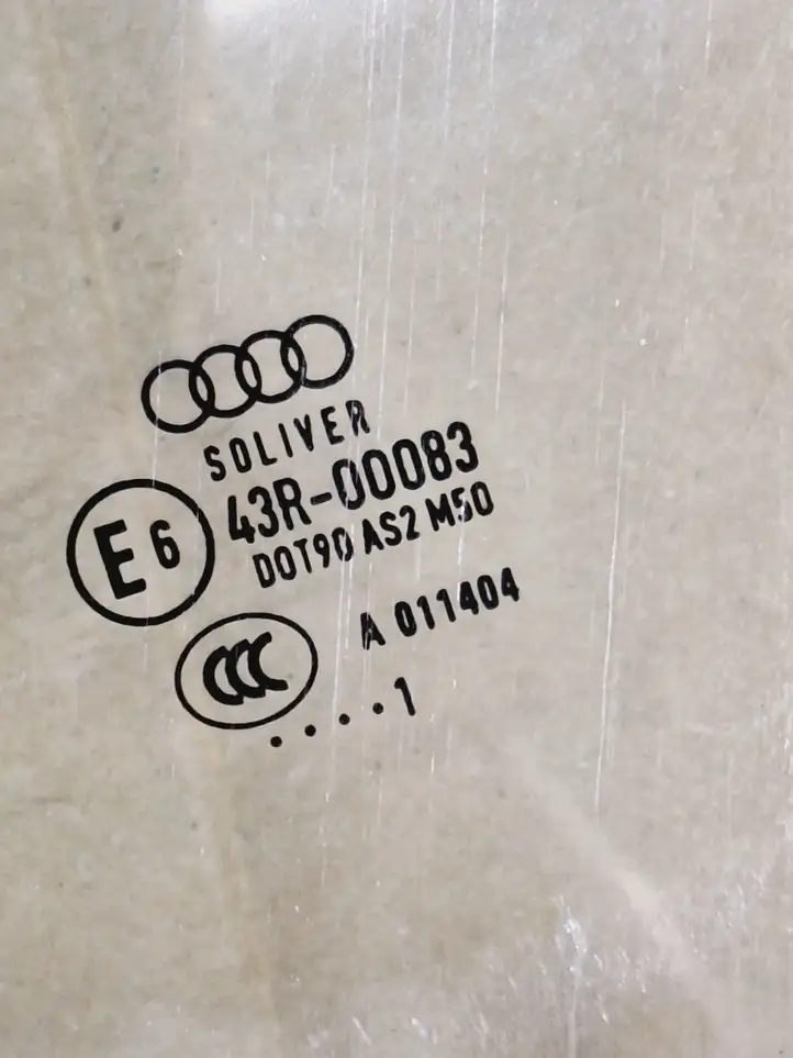 Audi A7 S7 4G (2010 - 2014) E643R00083 Стекло передней двери — фото 2