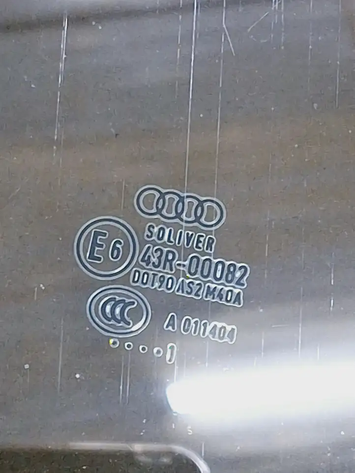 Audi A7 S7 4G (2010 - 2014) E643R00082 Стекло задней двери — фото 2