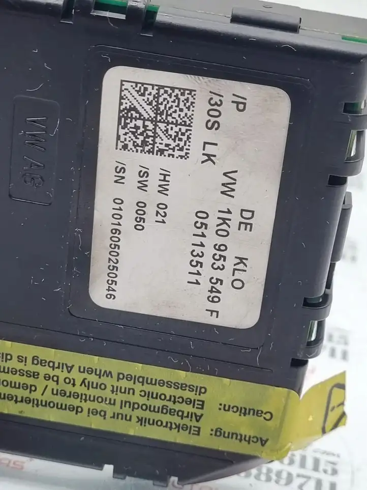 Volkswagen Touran I (2003 - 2010) 1K0953549F Датчик угла поворота руля — фото 2