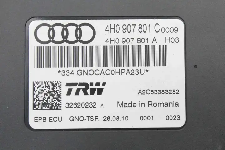 Audi A8 S8 D4 4H (2010 - 2014) 4H0907801C Блок управления стояночным тормозом (EPB) — фото 6