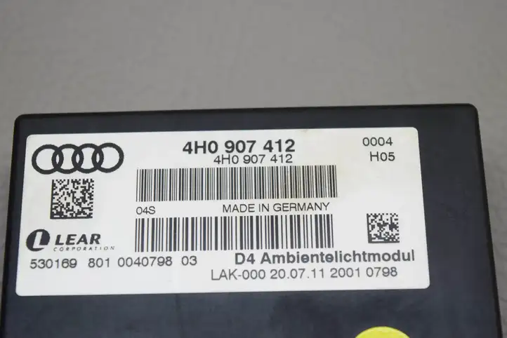 Audi A8 S8 D4 4H (2010 - 2014) 4H0907412 Блок управления светом — фото 9