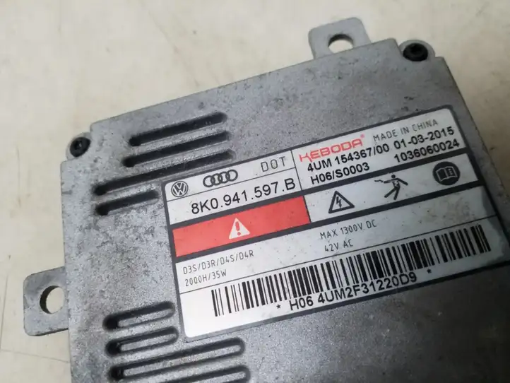 Audi A3/S3 8V (2012 - 2016) 8K0941597B Блок розжига ксенона — фото 4