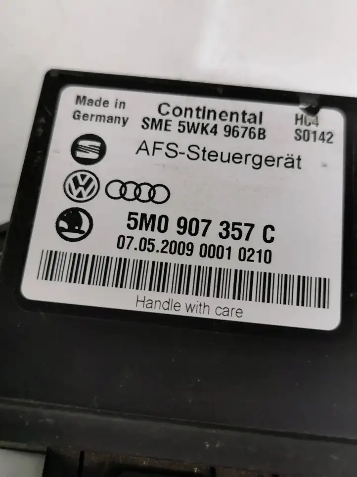 Skoda Octavia Mk2 (1Z) (2004 - 2013) 5M0907357C Блок управления светом — фото 4