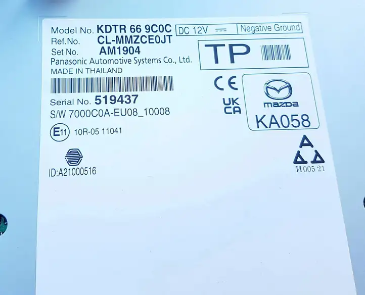 Mazda CX-5 II (2017 - ) KDTR669C0C Магнитола / мультимедийная система — фото 7