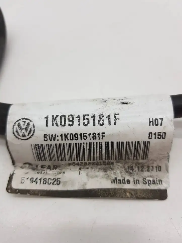 Volkswagen PASSAT B7 (2011 - 2014) 1K0915181F Минусовой провод аккумулятора — фото 3