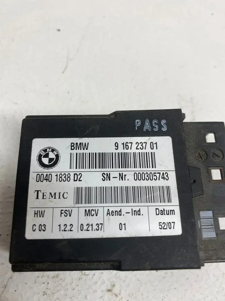 BMW 5 E60 E61 (2004 - 2010) 000305743 Блок управления сиденьем — фото 3
