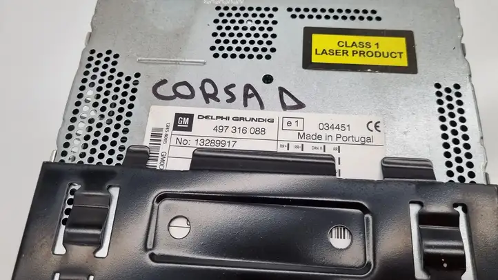 Opel Corsa D (2006 - 2010)  13289917 Радио/ проигрыватель CD/DVD / навигация