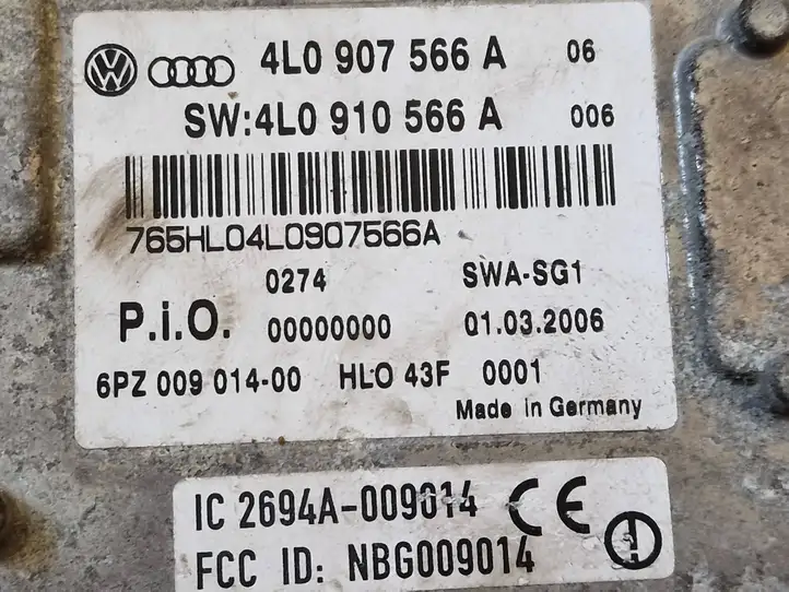 Audi Q7 4L (2005 - 2009) 4L0907566A Радар контроля слепых зон — фото 2