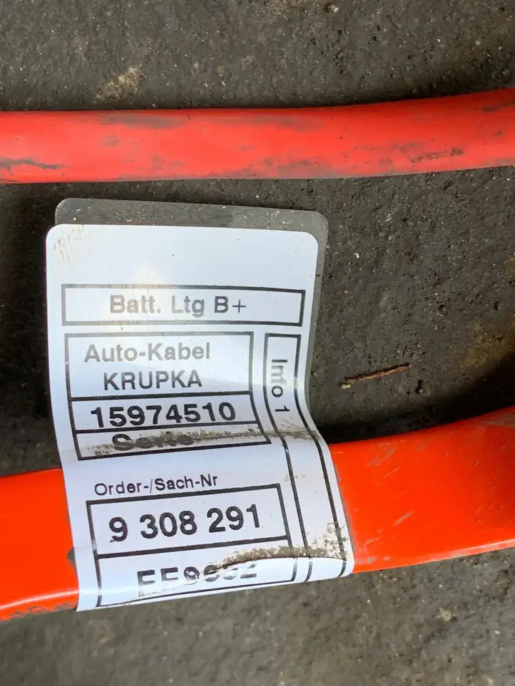 BMW 1 F20 F21 (2011 - 2019) 9308291 Плюсовой провод аккумулятора — фото 4