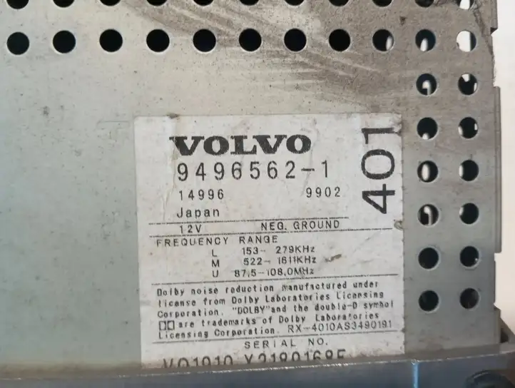 Volvo S80 (1998 - 2004) 94965621 Магнитола / мультимедийная система — фото 2