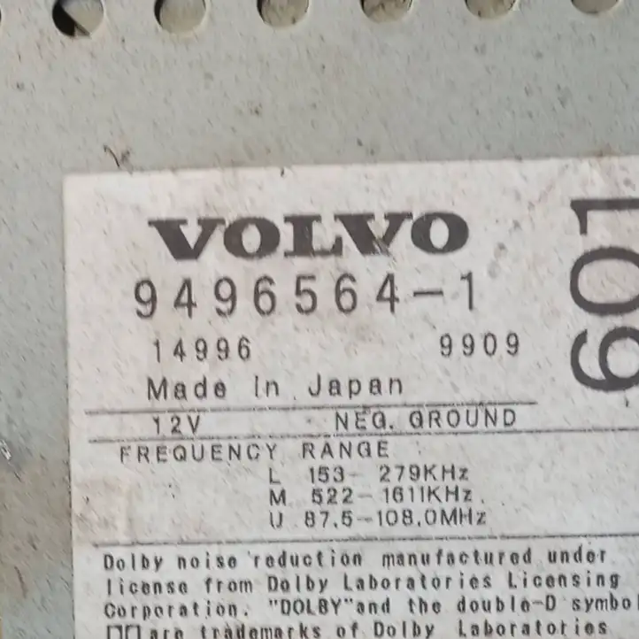 Volvo S80 (1998 - 2004) 94965641 Магнитола / мультимедийная система — фото 5