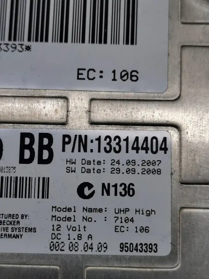 Opel Insignia A (2008 - 2017) 13314404 Bluetooth модуль — фото 4