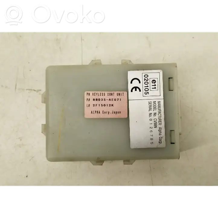 Subaru Legacy (1999 - 2003) Cv98n00001 Блок бесключевого доступа — фото 2