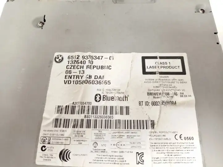 BMW 3 F30 F35 F31 (2012 - 2018) 9335347 Магнитола / мультимедийная система — фото 2