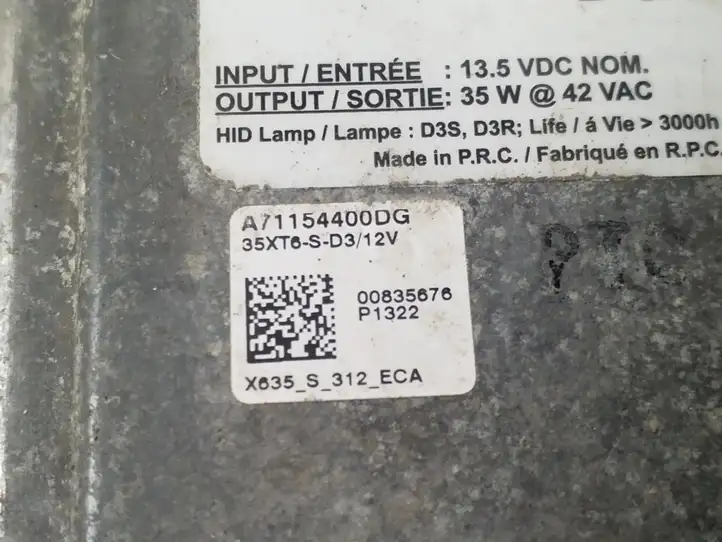 Hyundai ix35 (2013 - 2019) A71154400DG Блок розжига ксенона — фото 3