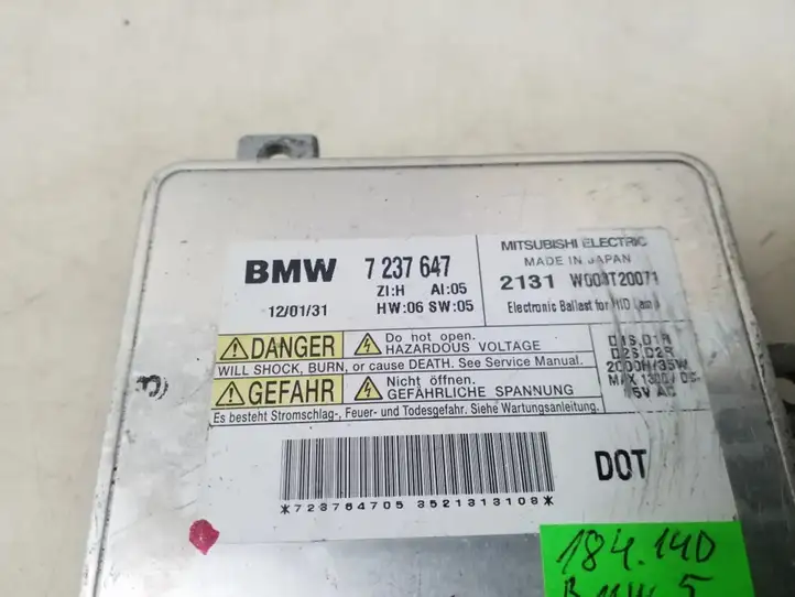 BMW 3 E90 E91 (2005 - 2012) 7237647 Блок розжига ксенона — фото 3