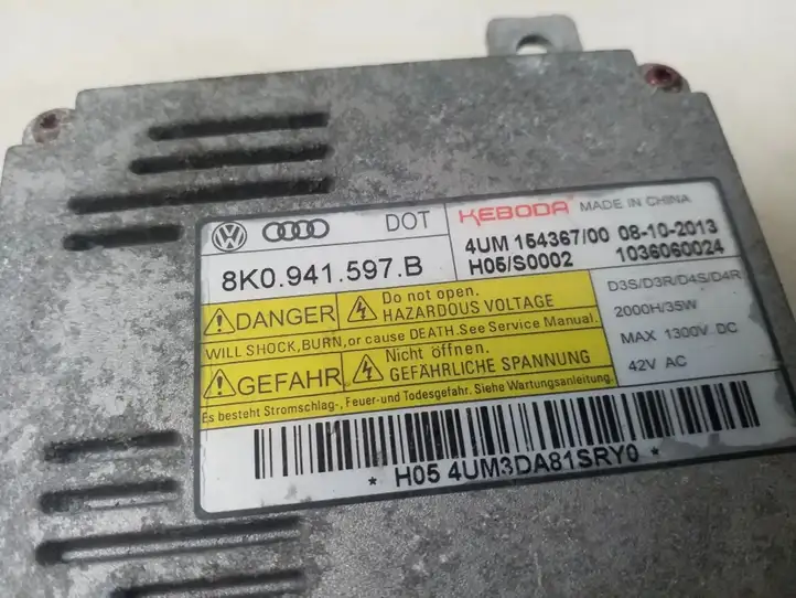 Volkswagen PASSAT B7 (2011 - 2014) 8K0941597B Блок розжига ксенона — фото 2