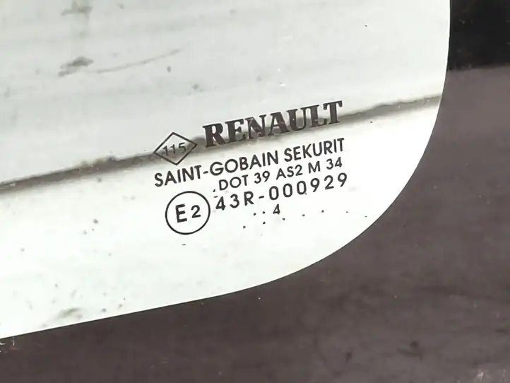 Renault Espace IV (2002 - 2006) 43R000929 Заднее боковое стекло — фото 3