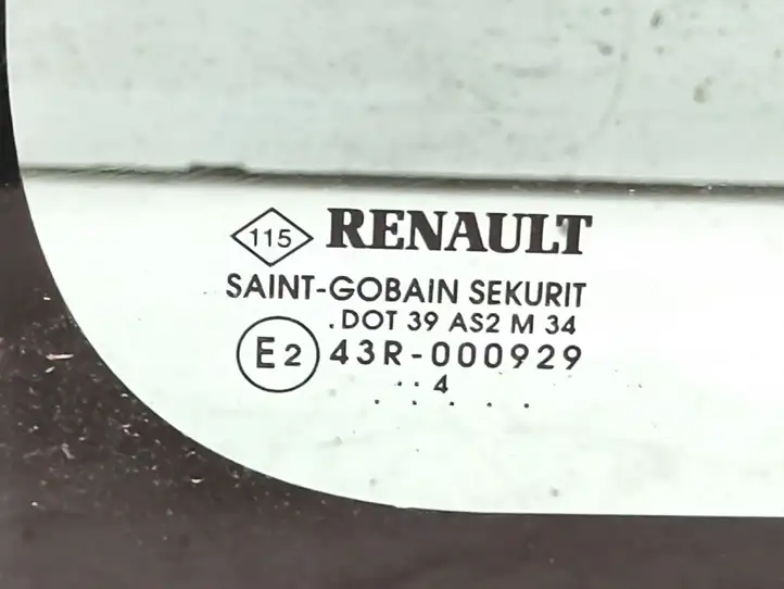 Renault Espace IV (2002 - 2006) 43R000929 Заднее боковое стекло — фото 2