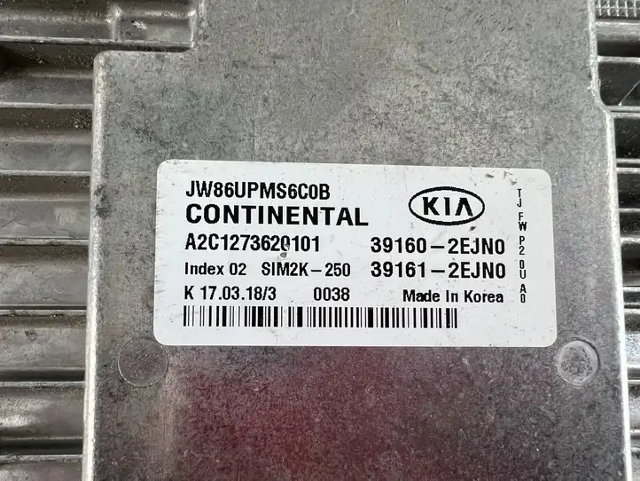 Kia Optima (2015 - 2018) 391602EJN0 Блок управления двигателем (ECU) — фото 2