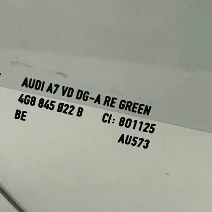 Audi A7 S7 4G (2014 - 2018) 4G8845022B Стекло передней двери — фото 9