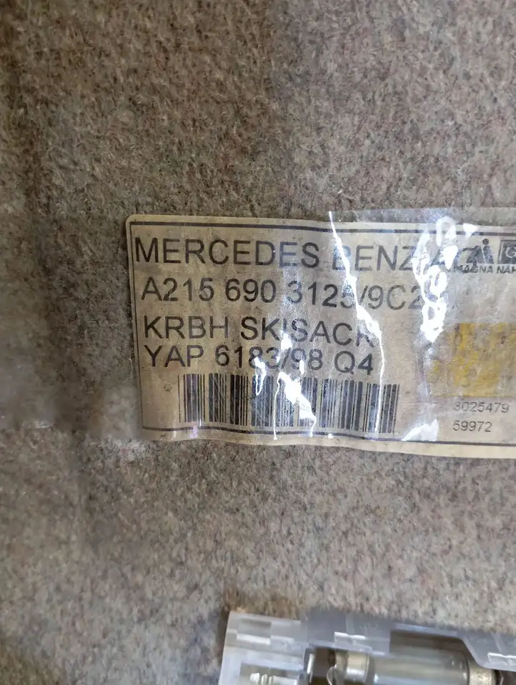 Mercedes-Benz CL C215 (2000 - 2006) A2156903125 Прочая отделка багажника — фото 8